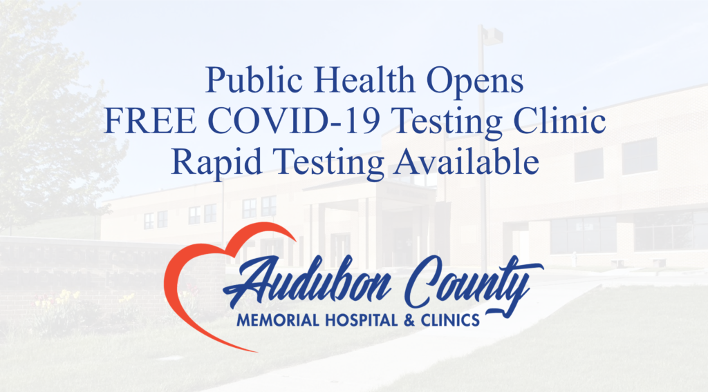 Public Health Opens FREE COVID19 Testing Clinic Rapid Testing