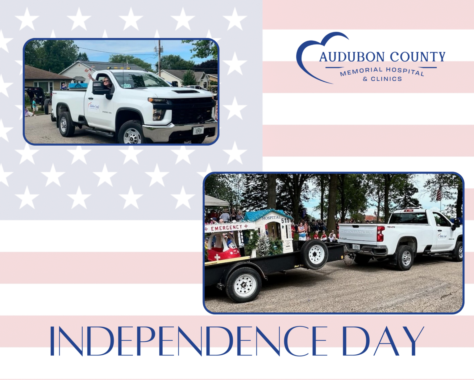 ACMH Celebrates at Exira's 4th of July Parade Audubon County Memorial