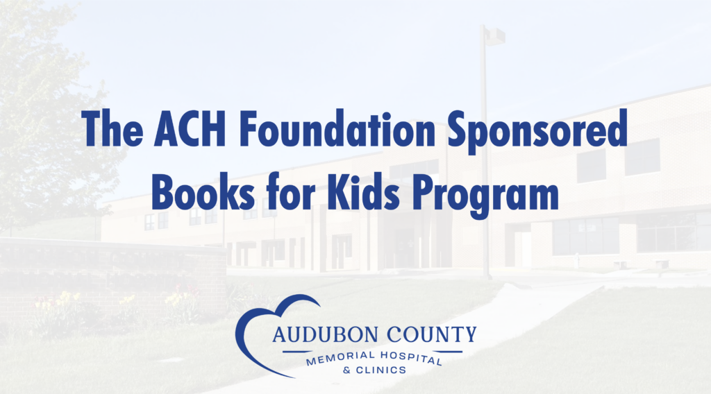 The ach foundation sponsored books for kids program audubon county