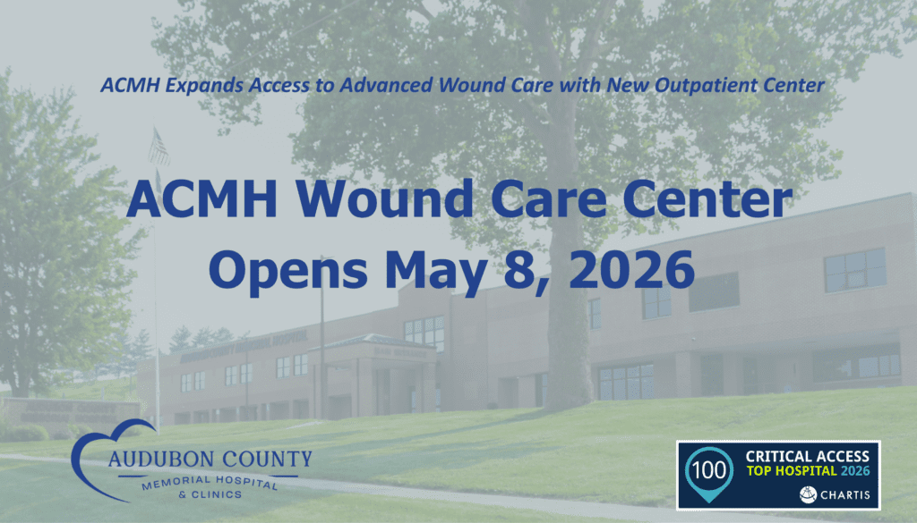 ACMH Wound Care Center Opens May 8, 2026 | Audubon County Memorial ...